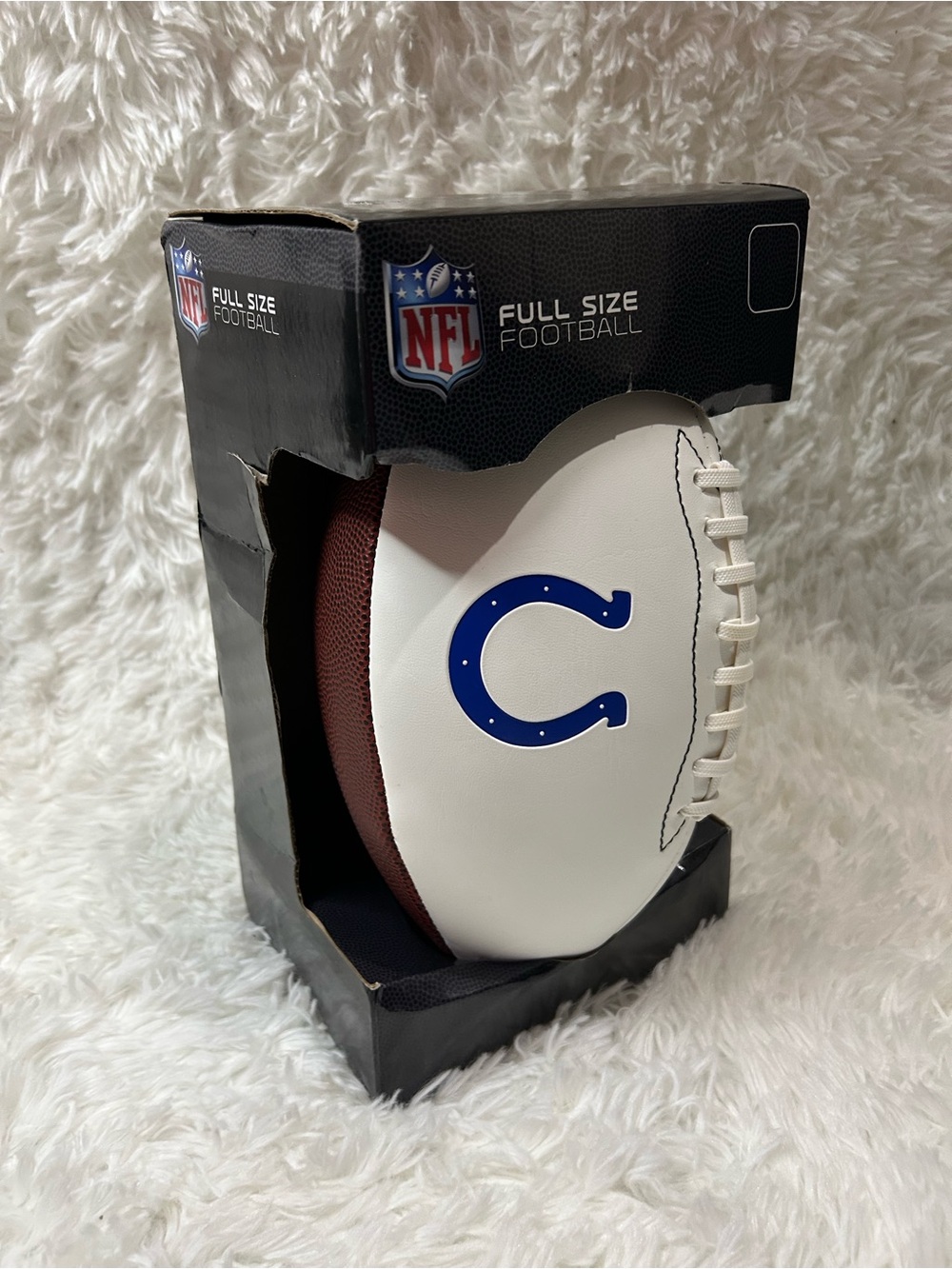 NFL Full-Size White and Brown Indianapolis Colts Football